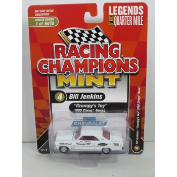 Racing Champions 1:64 Bill Grumpy Jenkins Chevrolet Nova 1966 Grumpy’s Toy white